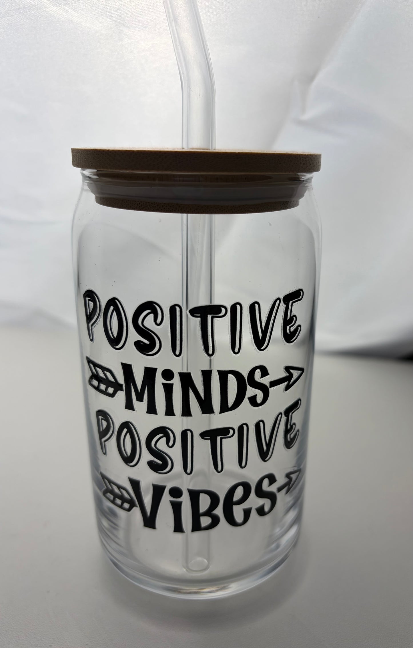 Positive minds positive vibes tumbler