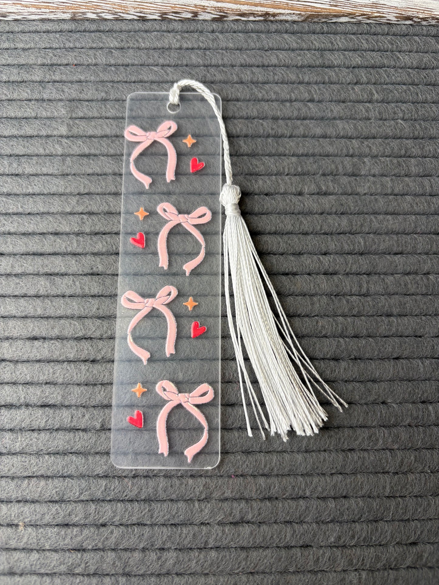 Bow Heart Bookmark