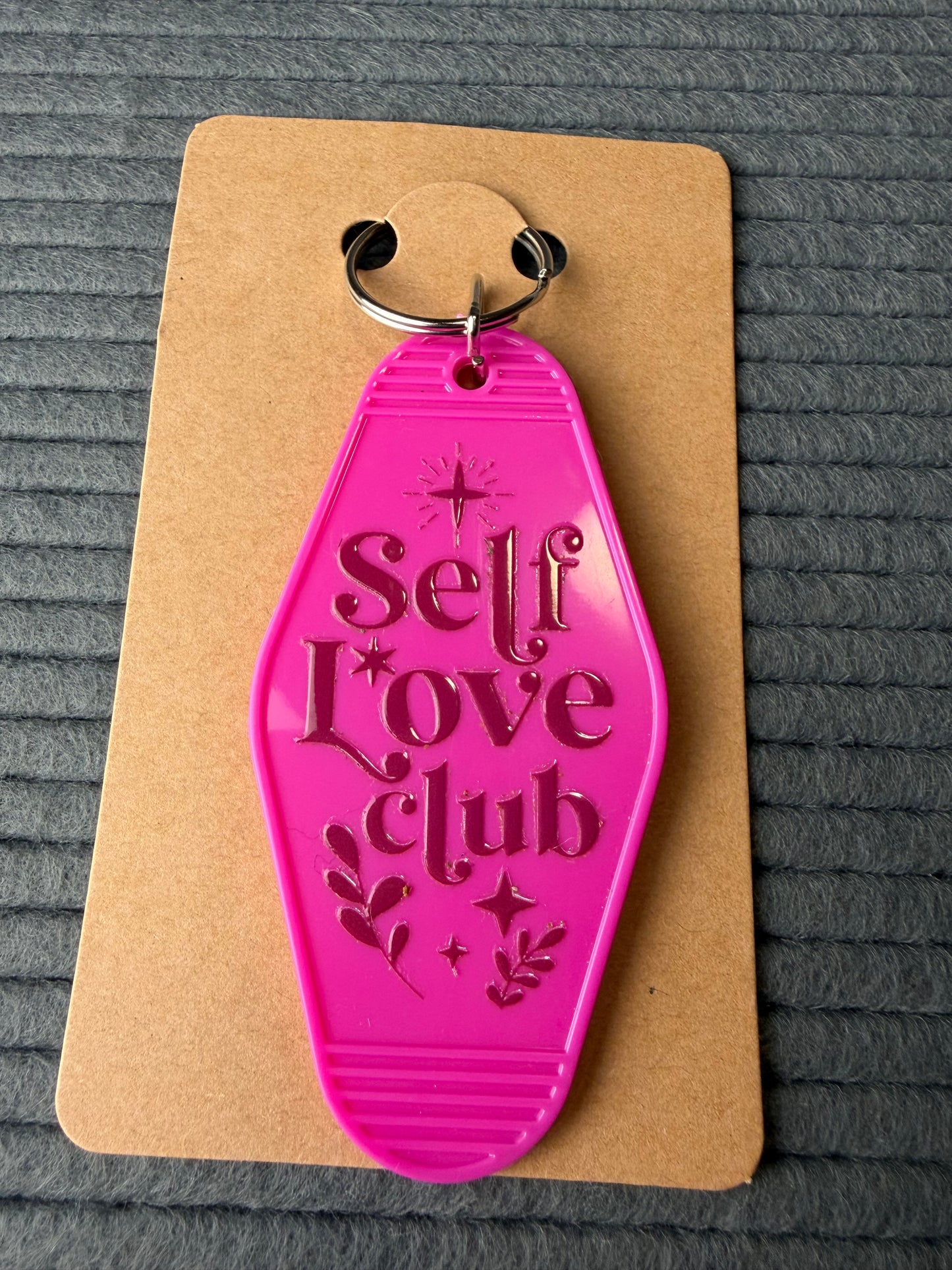 Self love club keychain