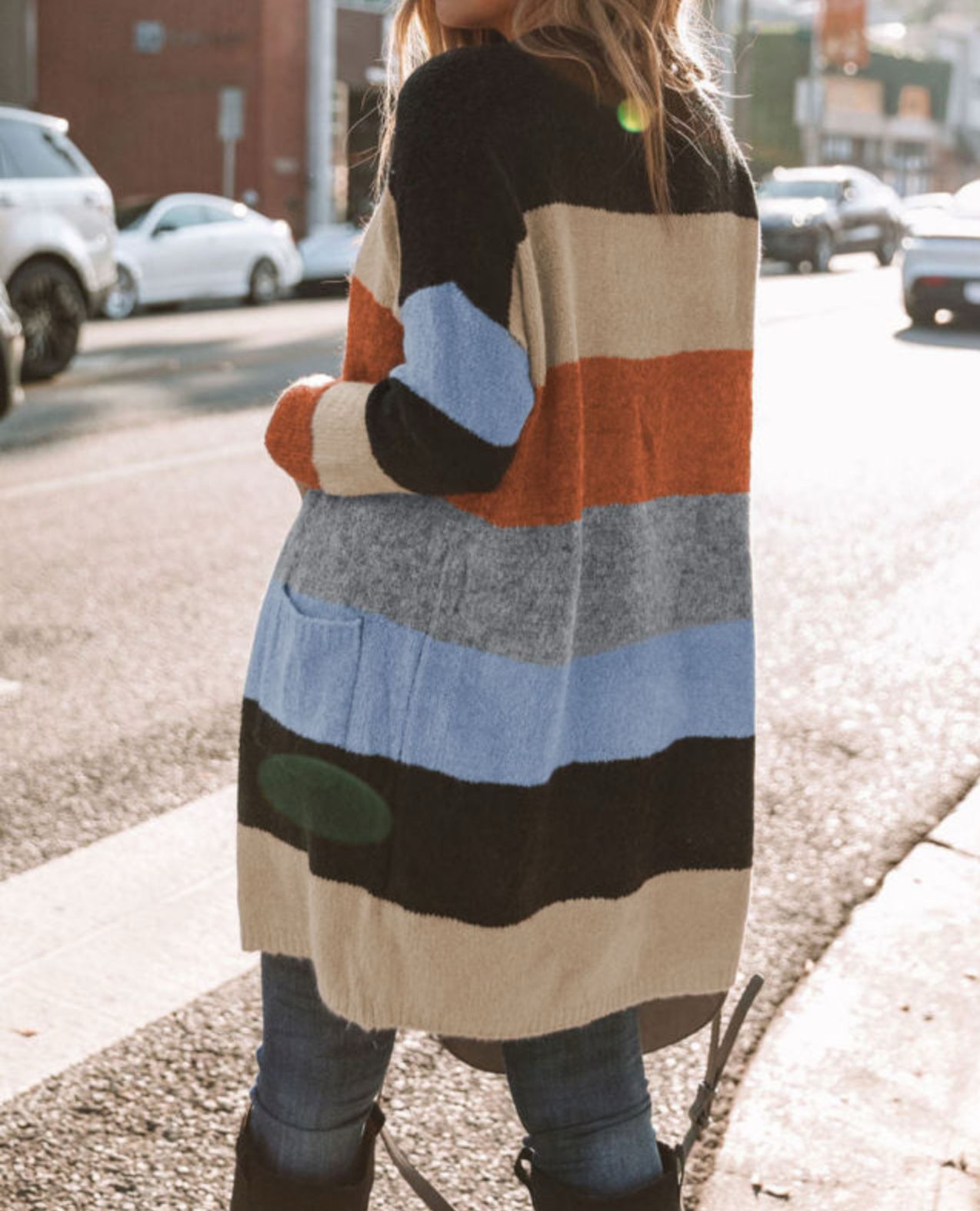 Color block Cardigan Limited Stock
