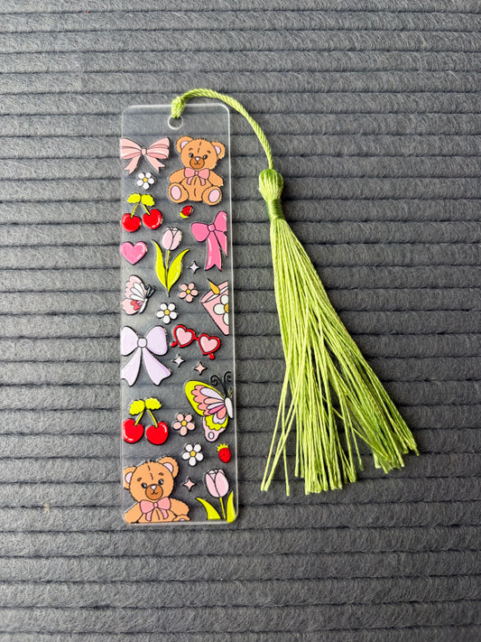 Cherry Bear bookmark