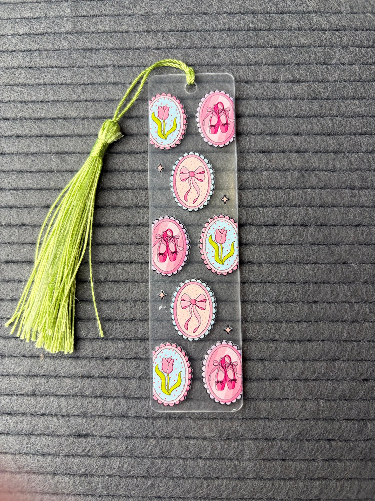 Ballerina Bow bookmark