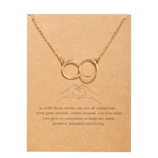 As these circles, we are connected necklace